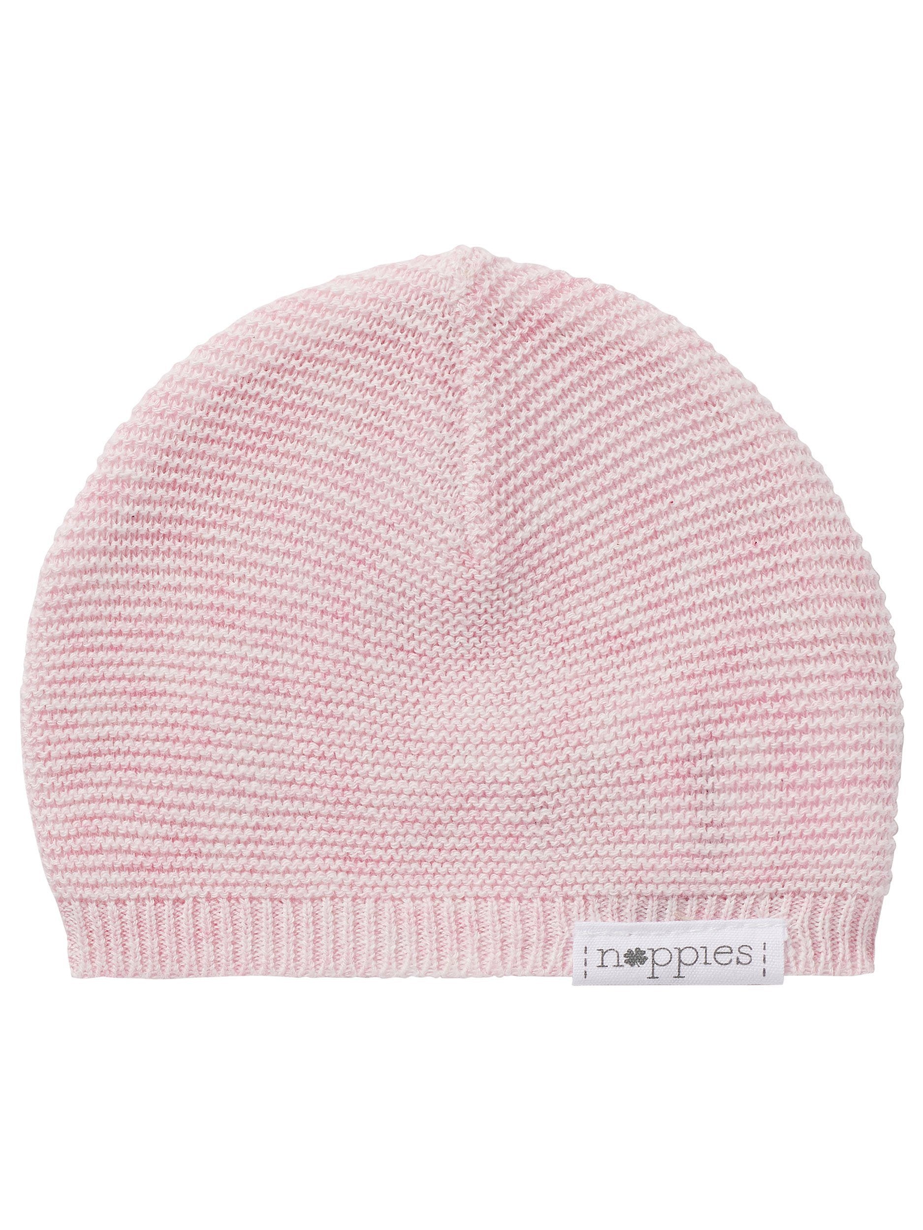 Organic Cotton Knitted Hat - Pink - Hat - Noppies