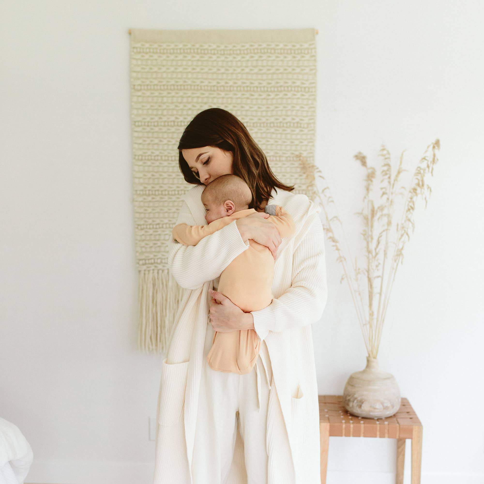 Bamboo & Organic Cotton Sleeping Sack/Gown - Poppy Pink - Sleeping Bag - Goumikids