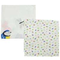 Organic Cotton Floral Bird Muslin 2 Pack by Frugi Muslin Frugi 