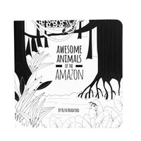 High Contrast Baby Book - Animals Of The Amazon Book The Little Black & White Book Project 