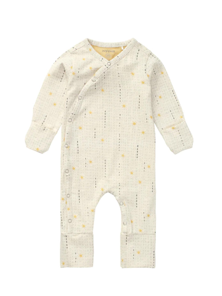 Organic Sunny Sleepsuit with integrated Scratch Mitts - Sleepsuit / Babygrow - Noppies