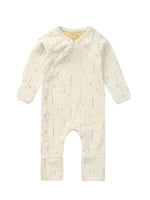 Organic Sunny Sleepsuit with integrated Scratch Mitts