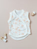 Incubator Vest, Apricot Floral, Premium 100% Organic Cotton - Incubator Vest - Tiny & Small