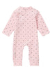 Tiny Baby Sleepsuit - Pink with Black hearts - Sleepsuit / Babygrow - Noppies