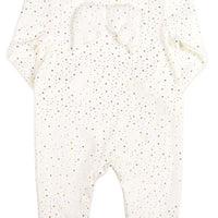 Angel Wings Gold Star White Babygrow by Albetta Sleepsuit / Babygrow Albetta UK 