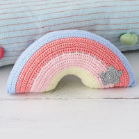Crochet Rainbow Rattle / Toy - Albetta Premium Rattle Albetta UK 