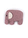 Crochet Fair Trade Rattle Toy - Elephant - Dusky Pink Rattle Pebble Toys 