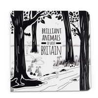 High Contrast Baby Book - British Animals Book The Little Black & White Book Project 