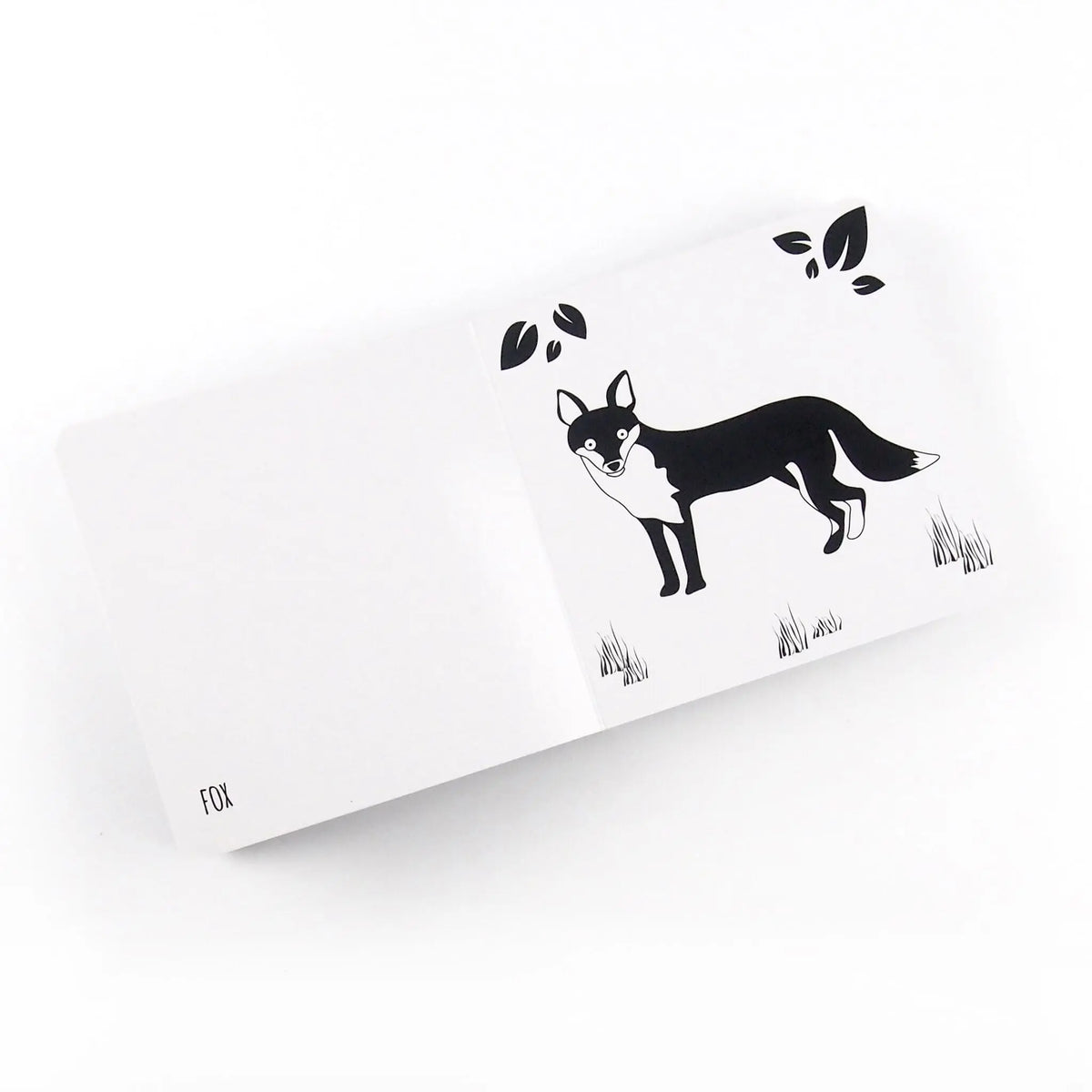 High Contrast Baby Book - British Animals Book The Little Black & White Book Project 