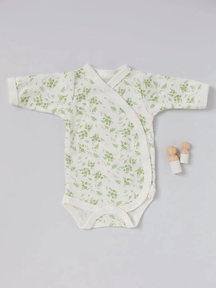 Bodysuit, Apple Floral, Premium 100% Organic Cotton