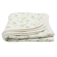 Organic Cotton Baby Blanket, Apple Floral Blanket Tiny & Small 