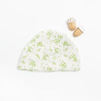 Preemie Hat, Apple Floral, Premium 100% Organic Cotton Hat Tiny & Small 