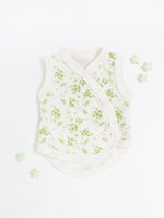Incubator Vest, Apple Floral , Premium 100% Organic Cotton