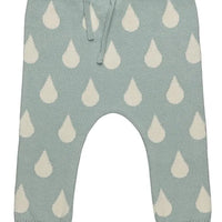 GOTS Certified Organic Knitted Big Drop Trousers Trousers / Leggings Huggee 