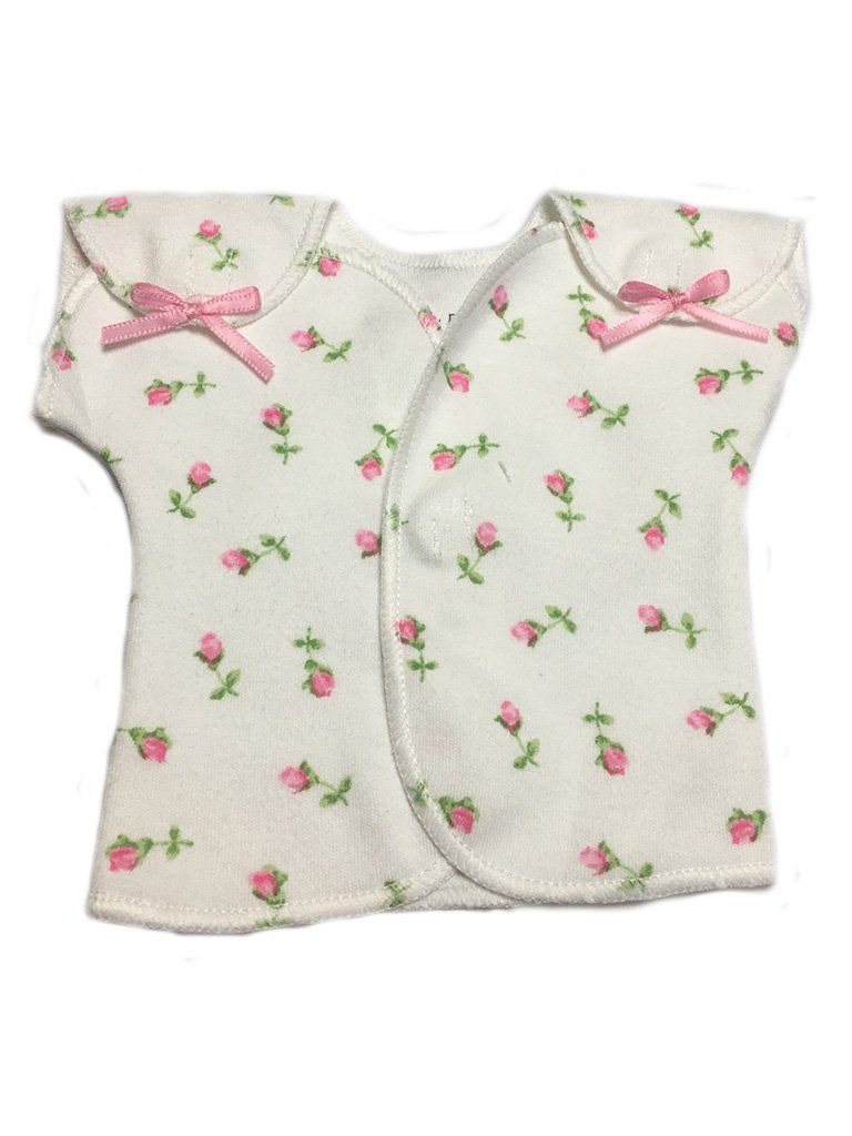 Little Rose Wrap Over Top - Incubator Vest - Itty Bitty Baby Clothing