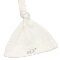 GOTS Certified Cotton Knotted Hat - Cream Hat Isaac Anthony 