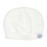 Knitted Hat - White Hat La Manufacture de Layette 