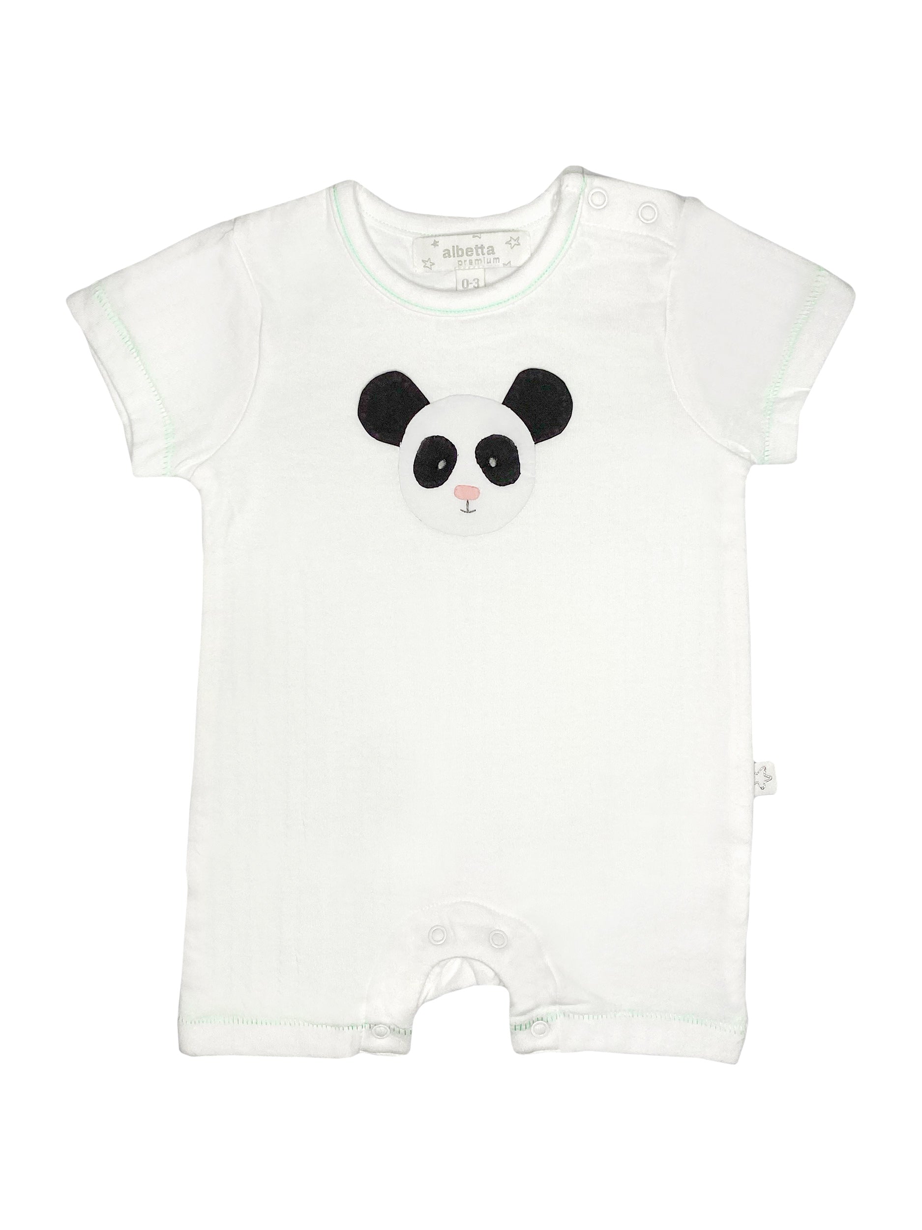 Applique Panda Bodysuit, Albetta - Bodysuit / Vest - Albetta UK