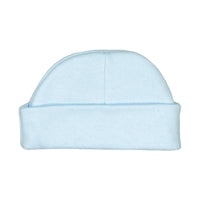 Blue Round Premature Baby Hat Hat Soft Touch 