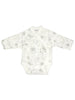 Early Baby Bodysuit - White with Sheep Print - Bodysuit / Vest - Lorita