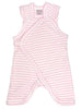 Early Baby Dungarees - Pink with Stripes - Dungaree - Lorita
