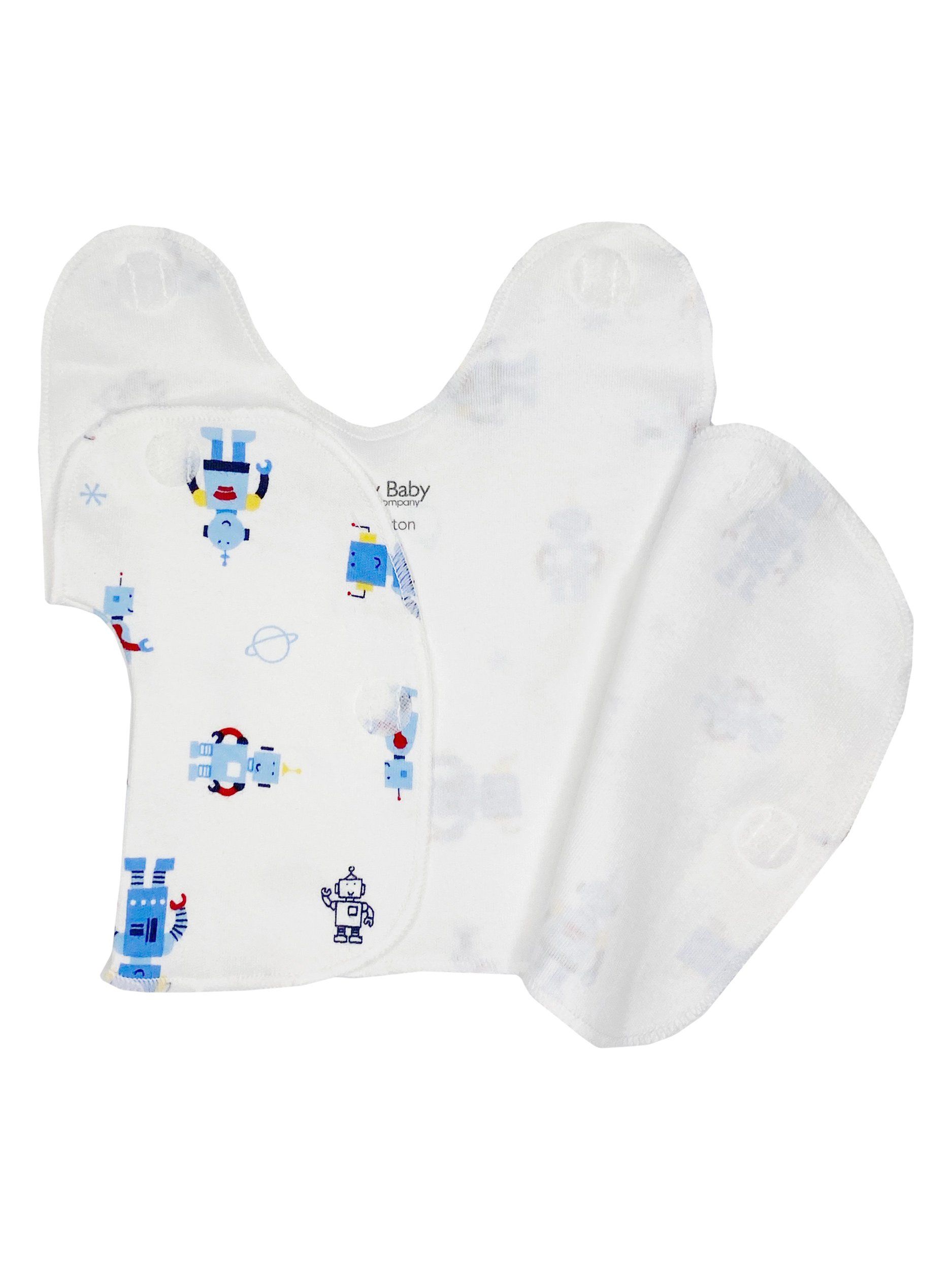 Premature Baby Top, Robots - Incubator Vest - Itty Bitty Baby Clothing