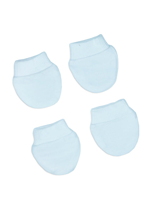 2 Pack Premature Baby Scratch Mitts - Blue Scratch Mitts Tiny Baby 