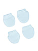 2 Pack Premature Baby Scratch Mitts - Blue - Scratch Mitts - Tiny Chick