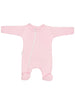 Zip Up Sleepsuit For Premature Baby, Footed - Pink - Sleepsuit / Babygrow - Little Lumps