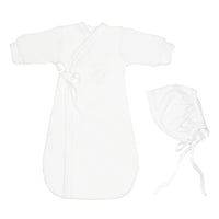 Baby Funeral Gown, White Bereavement gown Itty Bitty Baby Clothing 
