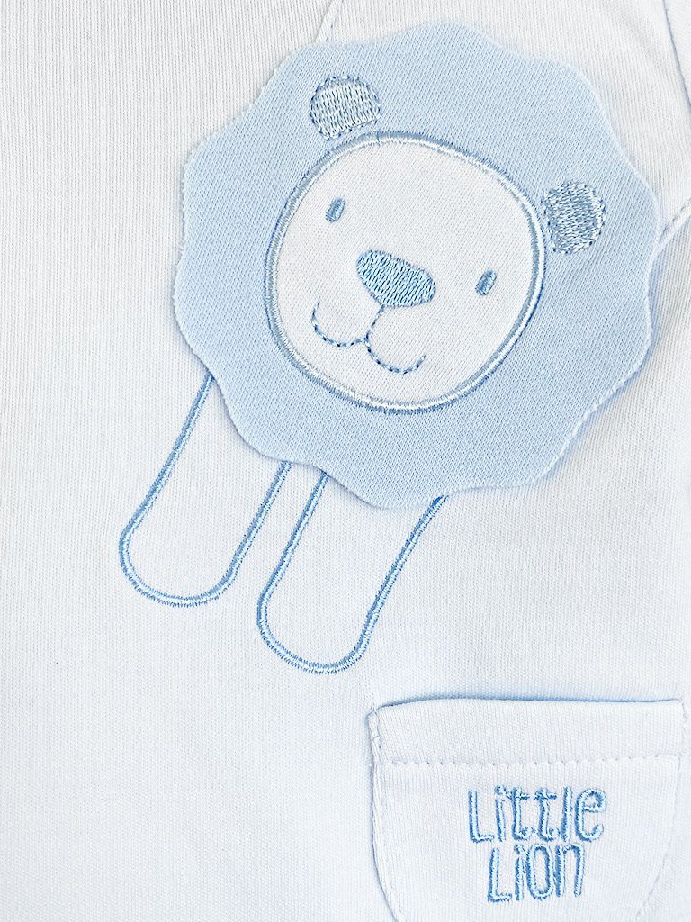 Little Lion 2 Piece Set - Blue - Bodysuit / Vest - Tiny Chick