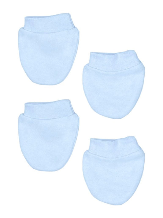 Tiny Baby Scratch Mitts, 2 Pack, Blue Scratch Mitts Little Mouse Baby Clothing & Gifts 