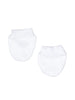 Tiny Baby Scratch Mitts, 2 Pack, White - Scratch Mitts - Soft Touch