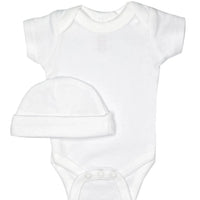 Classic White 4 piece set - Vest, Top, Trousers & Hat Outift Soft Touch 