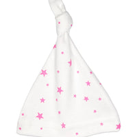 Pink Stars Knotted Premature Baby Hat Hat Little Mouse Baby Clothing & Gifts 
