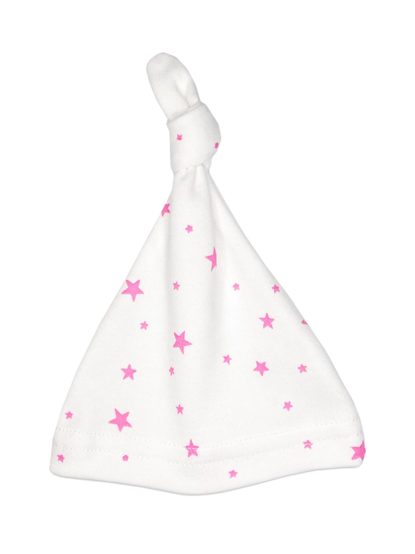Pink Stars Knotted Premature Baby Hat Hat Little Mouse Baby Clothing & Gifts 