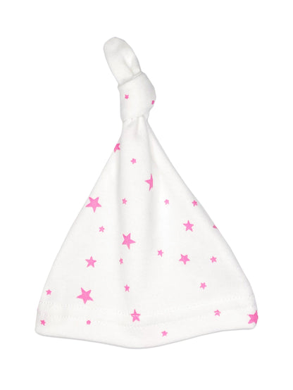 Pink Stars Knotted Premature Baby Hat Hat Little Mouse Baby Clothing & Gifts 