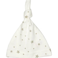 Cream Grey Stars Knotted Premature Baby Hat Hat Little Mouse Baby Clothing & Gifts 