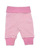 Organic Cotton Pink Thin Stripe Trousers - Trousers / Leggings - Fixoni