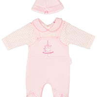 'You Are Magical' Unicorn Dungarees & Hat Set Dungaree Tiny Chick 