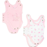 2 Pack Incubator Vests - Pink Elephant & Star Bodysuit / Vest Tiny Chick 