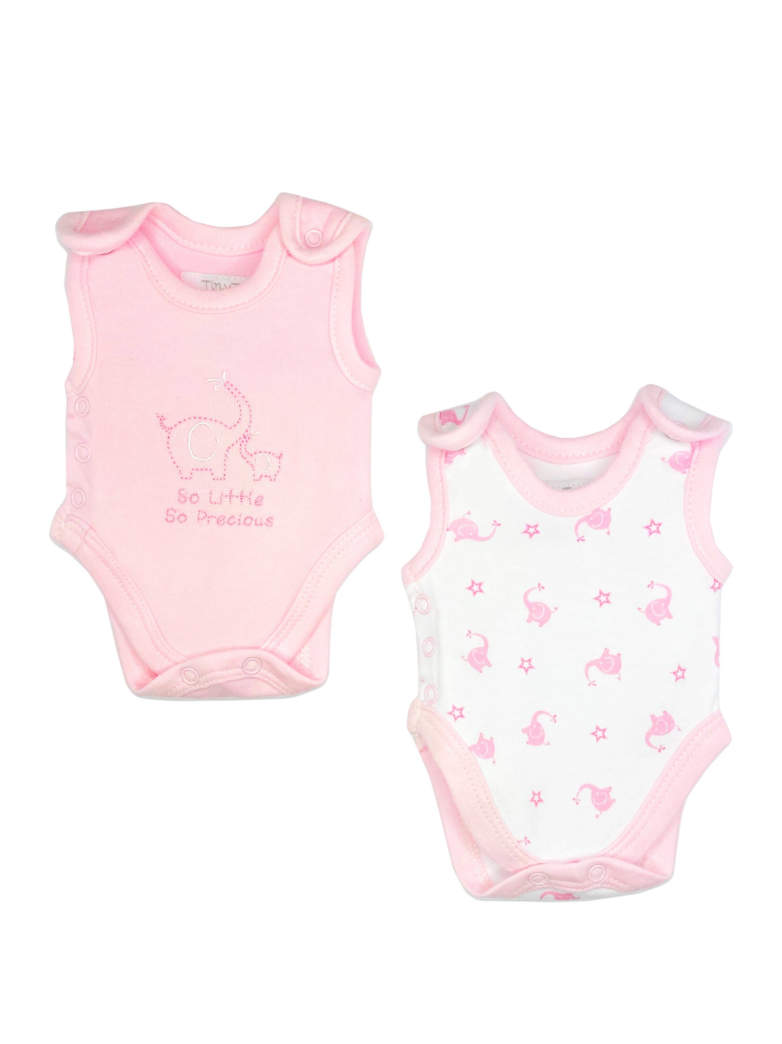 2 Pack Incubator Vests - Pink Elephant & Star - Incubator Vest - Tiny Chick