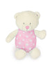 Pink Polkadot Bear Rattle Toy - Rattle - Keel Toys