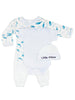 Load image into Gallery viewer, Blue Whale 4 piece set - Vest, Top, Trousers &amp; Hat - Set - Soft Touch