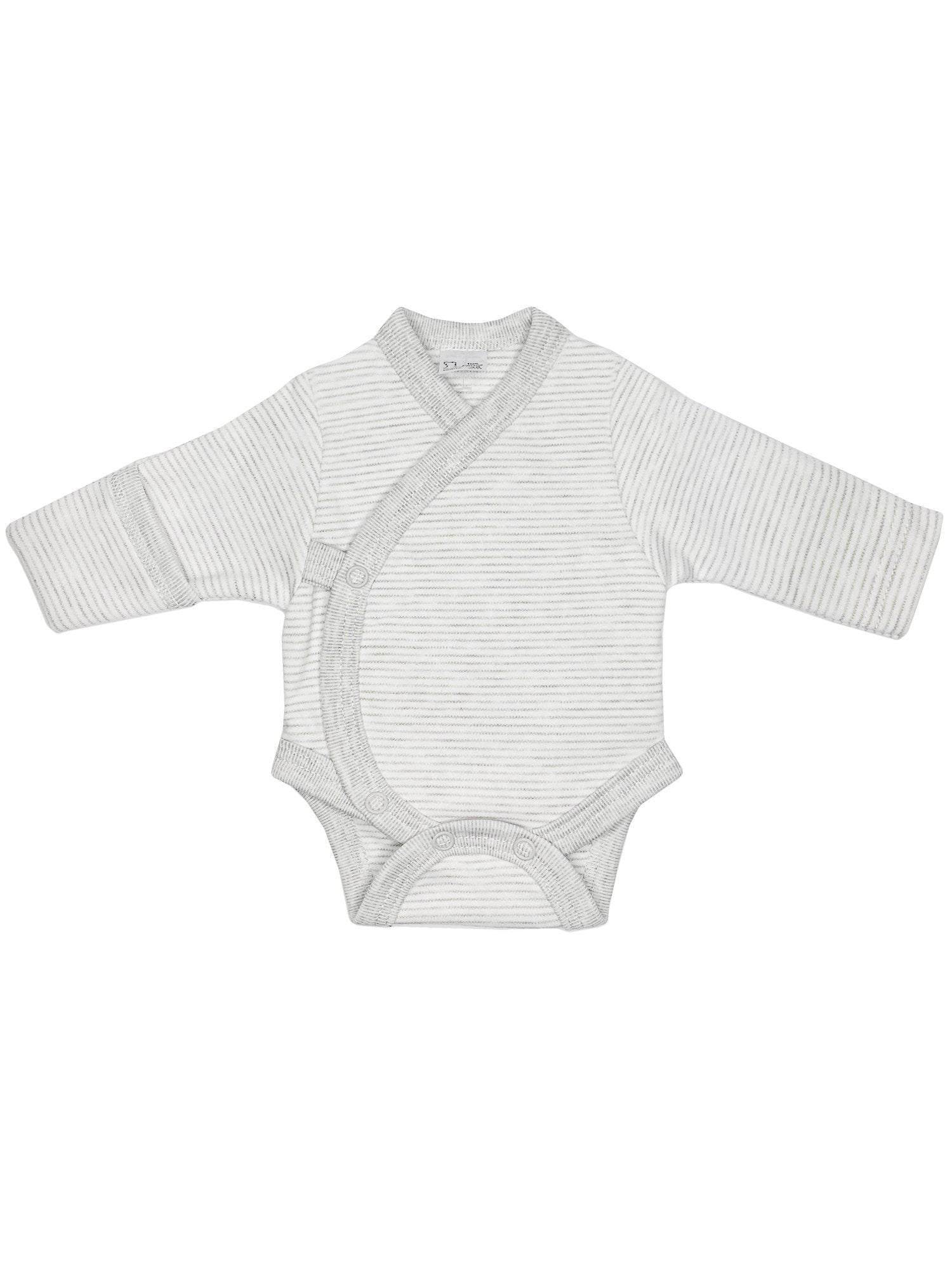 Early Baby Bodysuit - Grey Stripe - Bodysuit / Vest - Lorita
