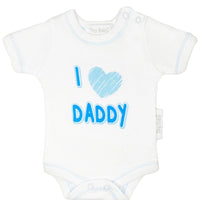 3 Pack Vests: I Love My Mummy & Daddy - Blue (3-5lbs & 5-8lbs) Set Tiny Chick 