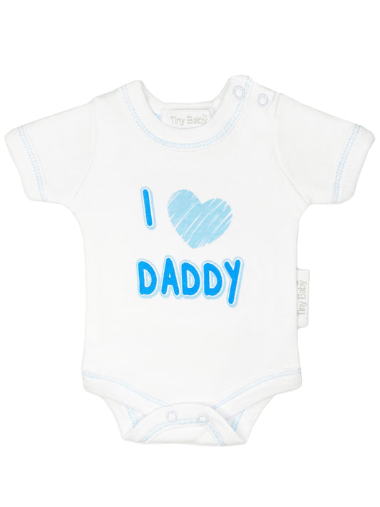 3 Pack Vests: I Love My Mummy & Daddy - Blue (3-5lbs & 5-8lbs) Set Tiny Chick 
