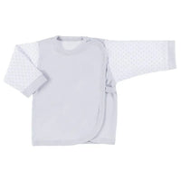 Early Baby Wraparound Top, Grey Top / T-shirt EEVI 