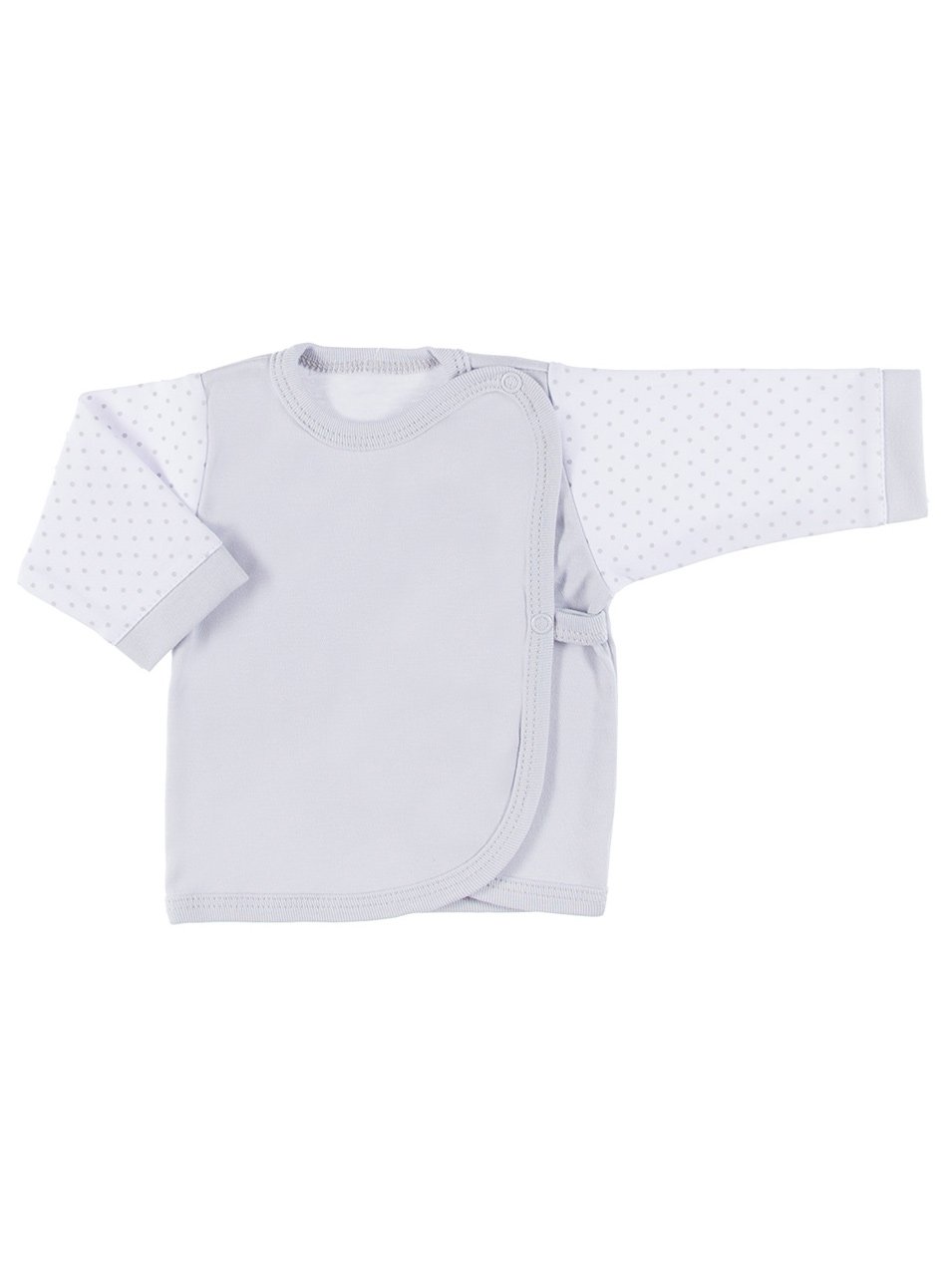 Early Baby Wraparound Top, Grey - Top / T-shirt - EEVI