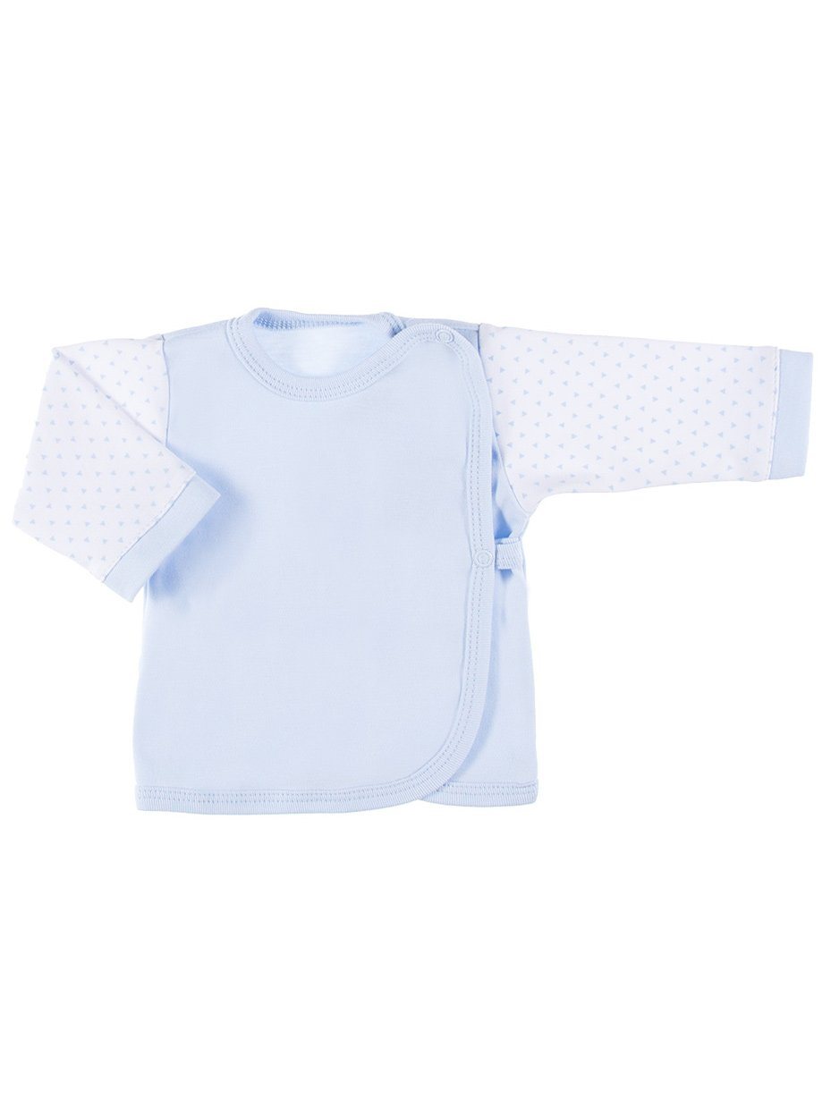 Early Baby Wraparound Top, Blue Top / T-shirt EEVI 